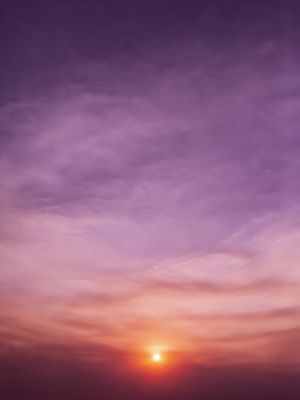 SUNSET LILAS E LARANJA