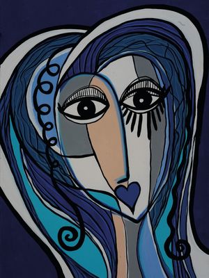 MARIA TONS DE AZUL