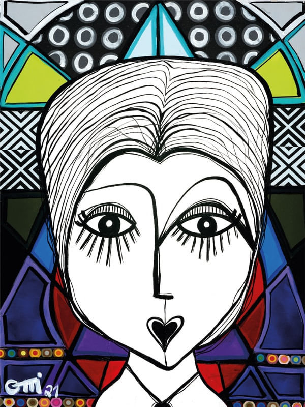 MARIA GEOMÉTRICA GRISALHA