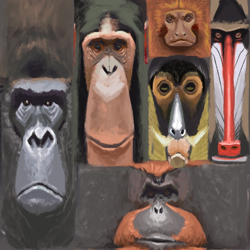 MACACOS CABEÇAS 3