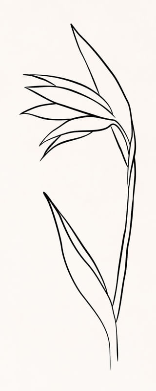 LINE ART - FLOWER 02