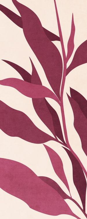 MINIMAL TROPICAL ART - LEAVES 16