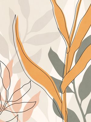 MINIMAL TROPICAL ART - FLORA 03