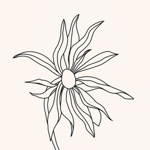 LINE ART - FLOWER 05
