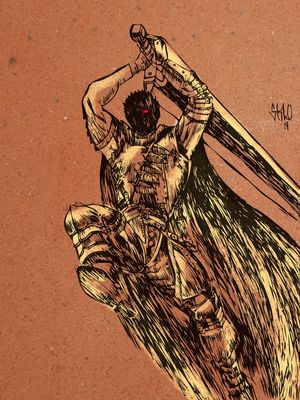 BERSERK - GUTS - POR SKLO