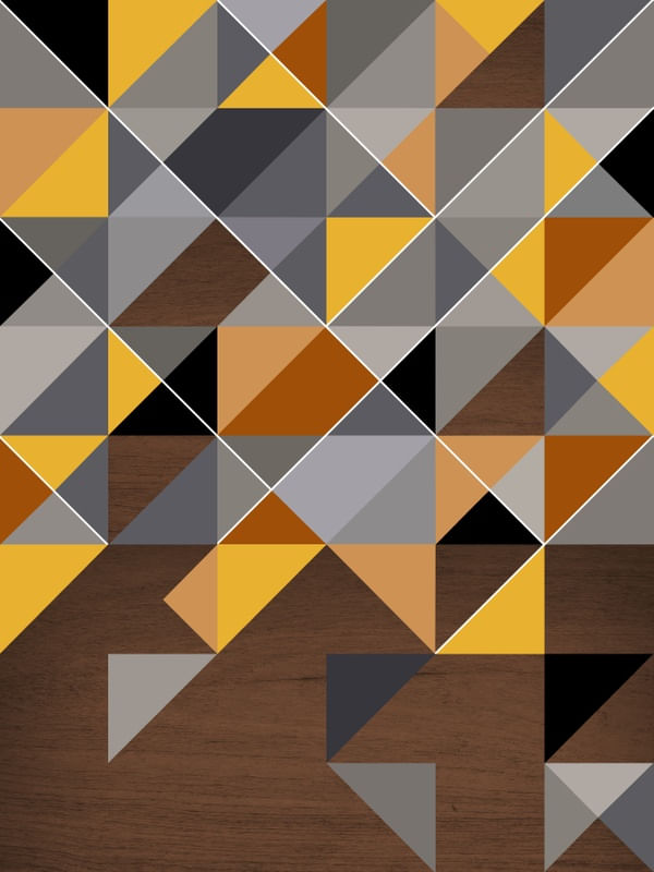 ORIGAMIC WOOD & YELLOW