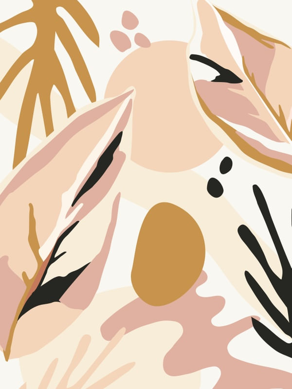 ABSTRACT LEAVES 1/2