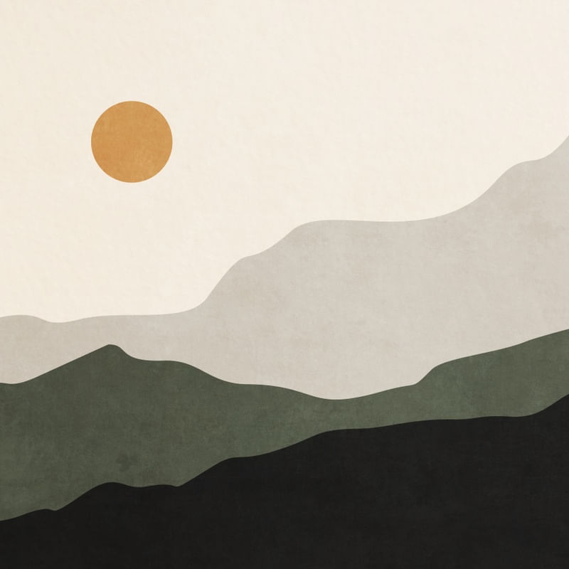 MINIMAL ART - MOUNTAINS 01