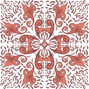 FLORAL ADORNADO COBRE
