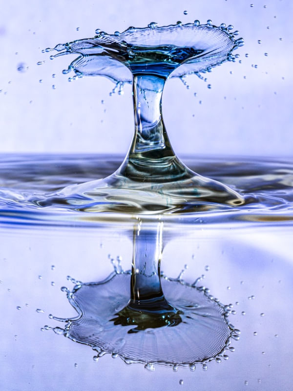 GOTA D`ÁGUA AZUL