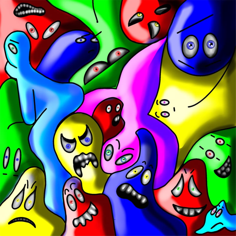 DOODLE FANTASMAS
