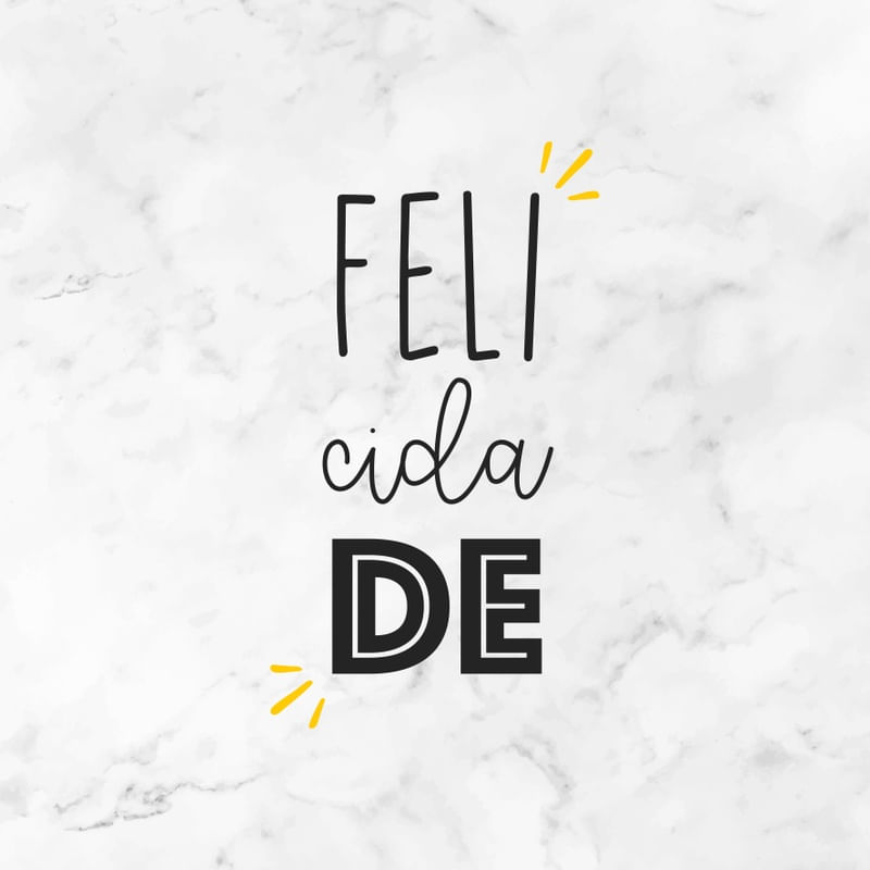 FELICIDADE EM SÍLABAS