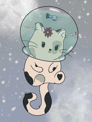 SÉRIE GATOS ASTRONAUTAS 1