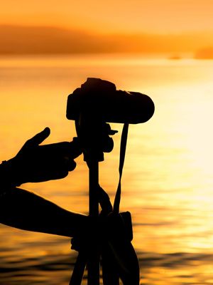 POR DE SOL FOTOGRAFICO