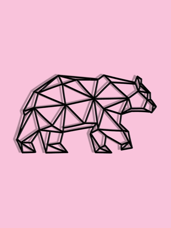 URSO MINIMALISTA 3D