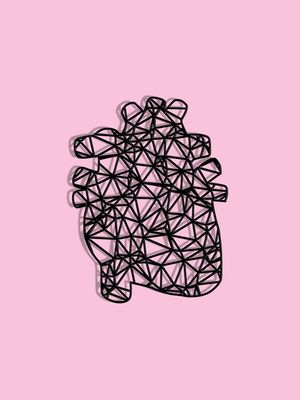 CORAÇÃO MINIMALISTA 3D