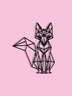RAPOSA MINIMALISTA 3D