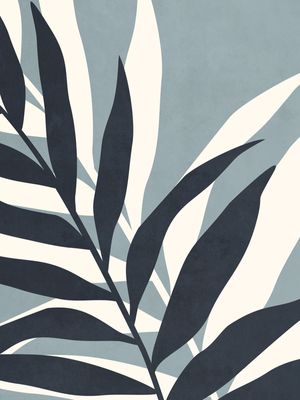 MINIMAL LEAF - BLUE 01