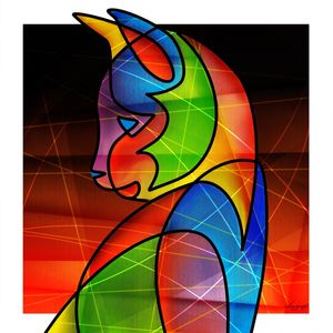 CAT COLORFUL