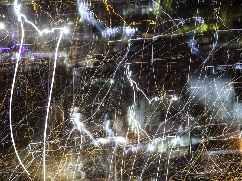 FOTOGRAFIA ABSTRATA NOITE