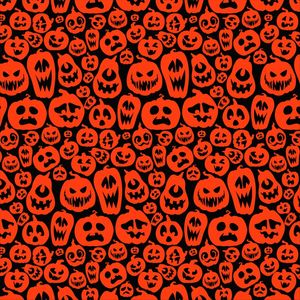 HALLOWEEN PUMPKINS - SEAMLESS PATTERN TEXTURE OB