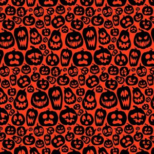 HALLOWEEN PUMPKINS - SEAMLESS PATTERN TEXTURE BO