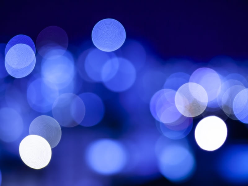BOKEH AZUL