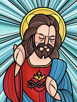 SAGRADO CORAÇÃO DE JESUS POR GUGASAN