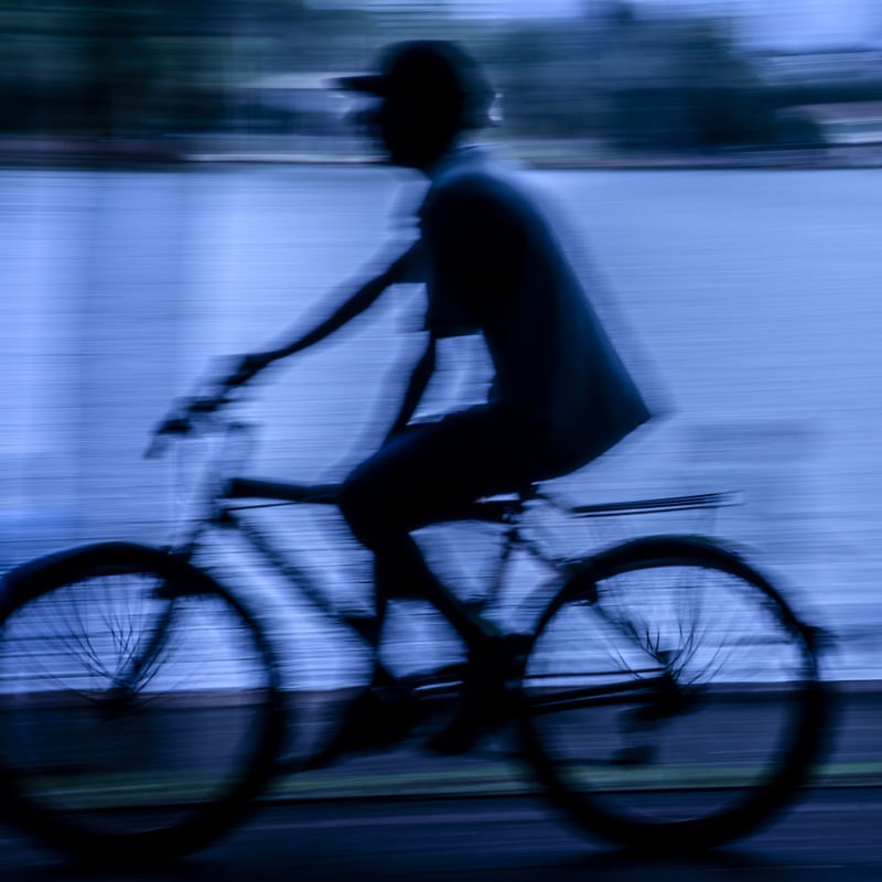 O CICLISTA AZUL I