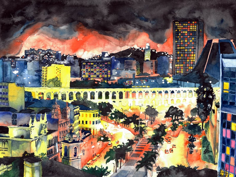 LAPA À NOITE DE OUTONO