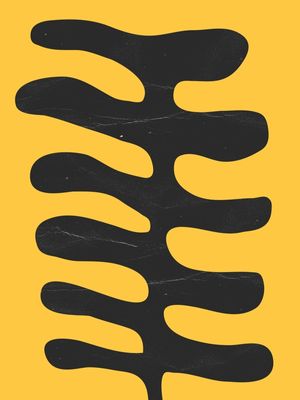 MINIMAL ABSTRACT ART PLANT 33