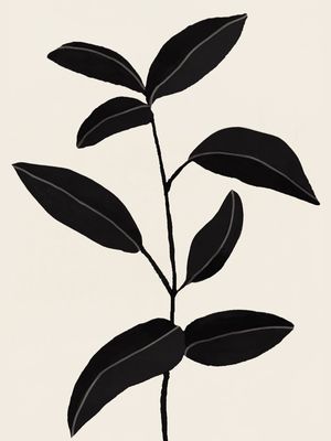 MINIMAL ABSTRACT ART PLANT 30