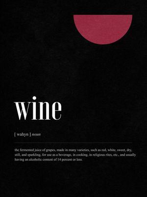 WHAT WINE MEANS? (BLACK)