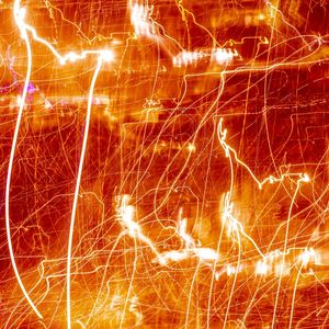 LUZES ABSTRATAS LARANJA
