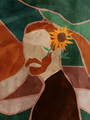 VINCENT AND SUNFLOWER BY TAS