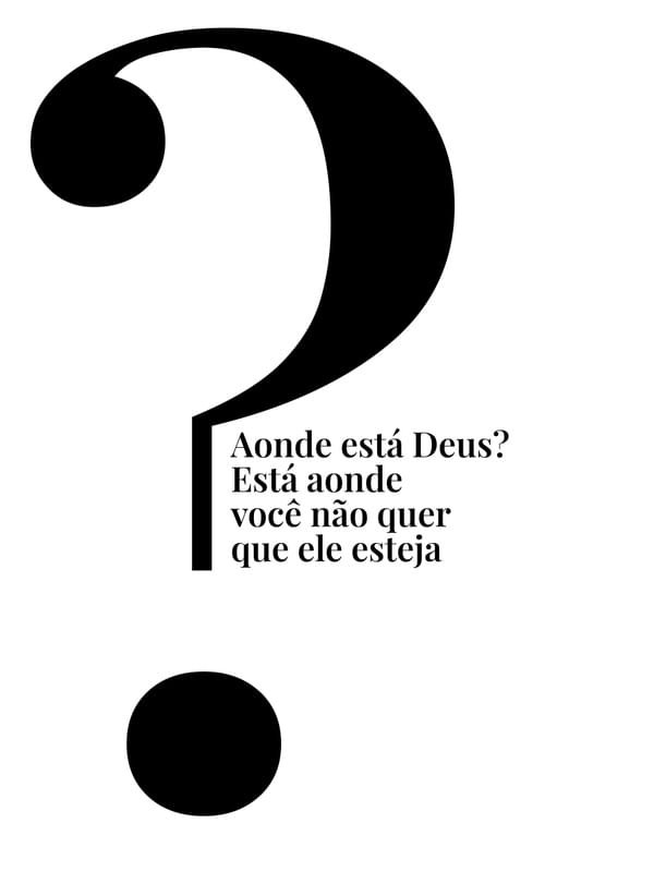 AONDE ESTÁ DEUS