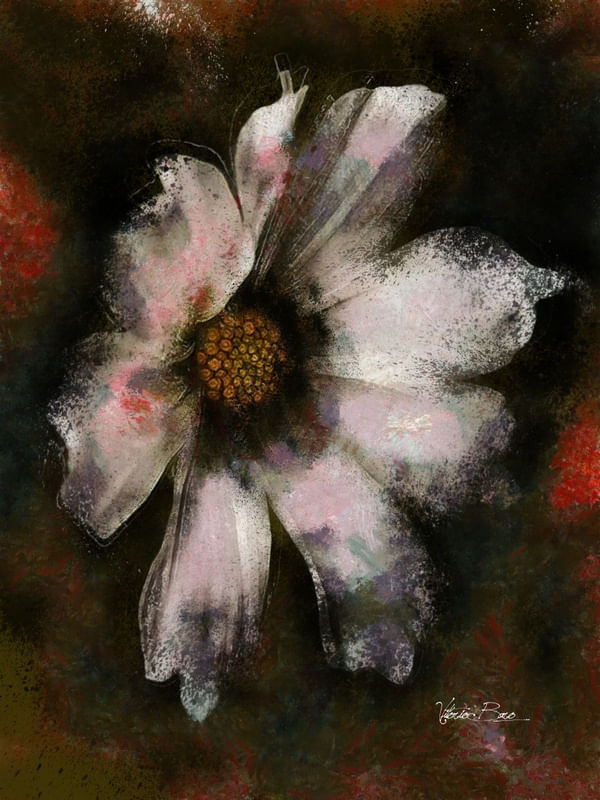 RED FLOWERS ABSTRAT