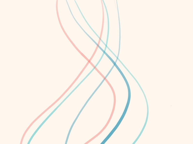 LINHAS CURVAS COLORIDAS