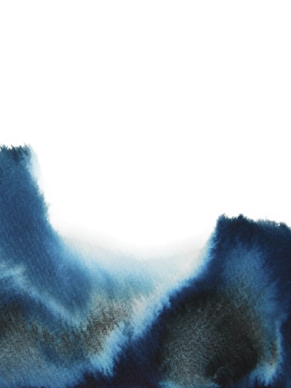 BLUE WATERCOLOR WAVES
