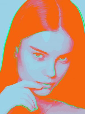 ORANGE AND BLUE