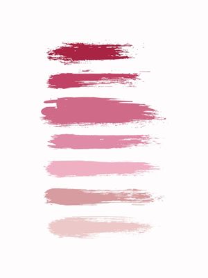 PINCELADAS EM DEGRADE ROSA