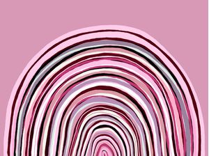 RAINBOW ARCH 6, COLORIDO ARCO IRIS MODERNO MINIMALISTA ILUSTRAÇÃO