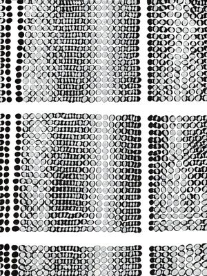 NETWORKING 5 (SERIES), PRETO E BRANCO GEOMETRICO MODERNO CIRCULOS ABSTRATO MINIMALISTA URBANO SKETCH