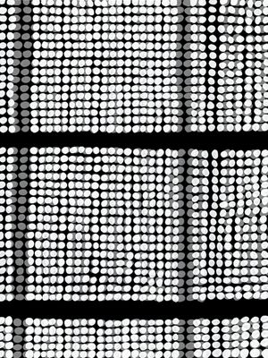 NETWORKING 8 (SERIES), PRETO E BRANCO GEOMETRICO MODERNO CIRCULOS ABSTRATO MINIMALISTA URBANO SKETCH