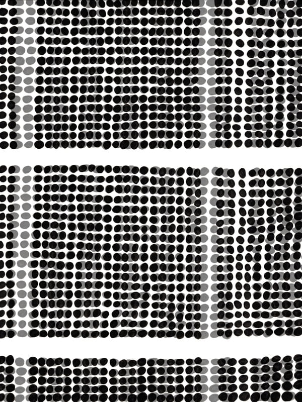 NETWORKING 10 (SERIES) PRETO E BRANCO GEOMETRICO MODERNO CIRCULOS ABSTRATO MINIMALISTA URBANO SKETCH