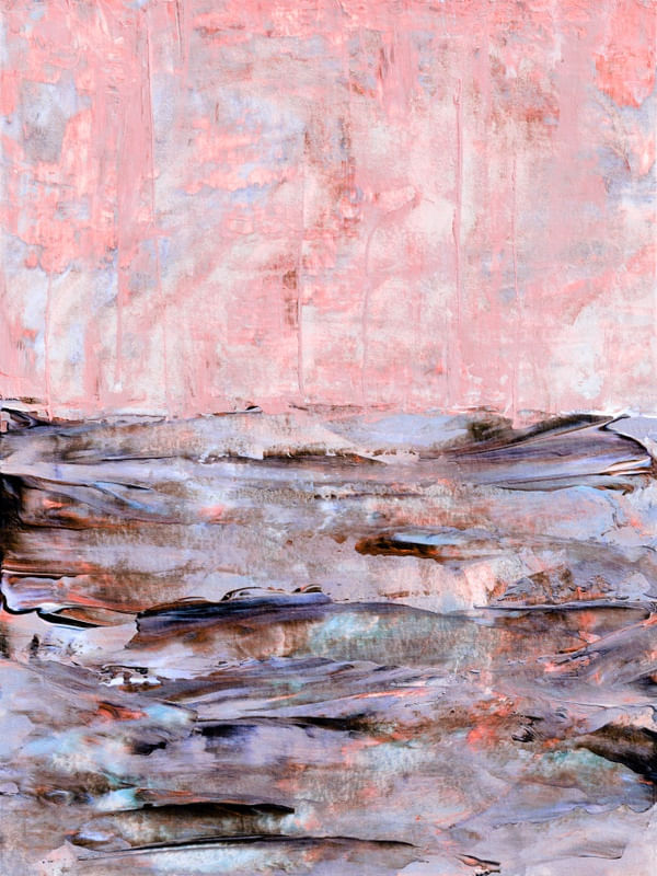 FLUIDITY 2, ABSTRATO OCEANO PAISAGEM PANORAMA ONDAS DE PRAIA ORGANICO PINTURA