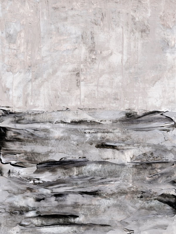 FLUIDITY 6, ABSTRATO OCEANO PAISAGEM PANORAMA ONDAS DE PRAIA ORGANICO PINTURA
