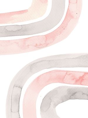 WATERCOLOR CURVED LINES
