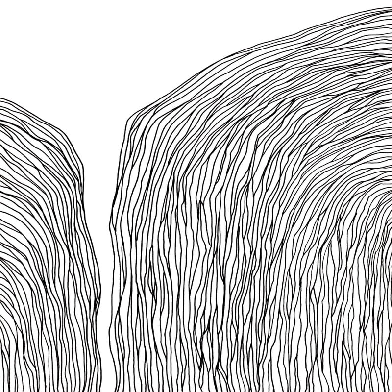 IN FLUX 1 QUADRADO BRANCO E PRETO, MODERNO MINIMALISTA LINHAS SKETCH