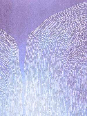 IN FLUX 1 LAVANDA PASTEL ROXO, MODERNO SKETCH ORGANICO LINHAS METALLICO ABSTRATO